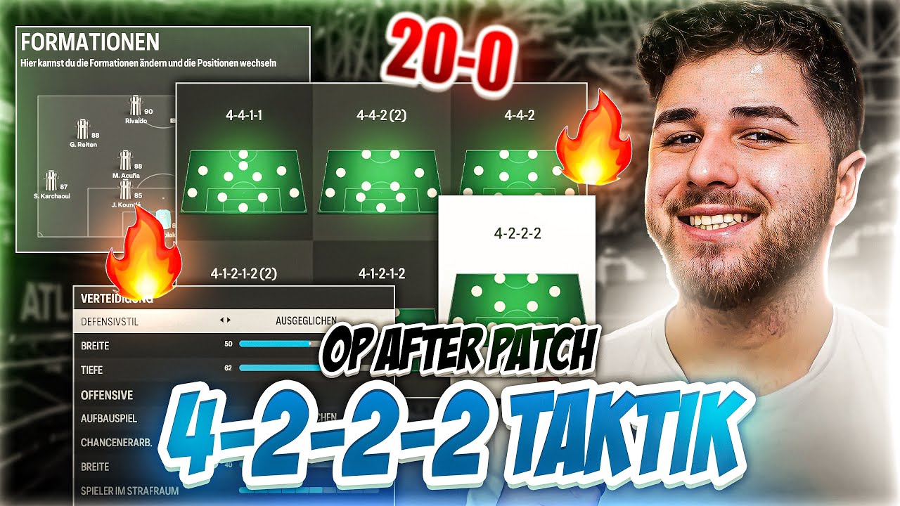 DIESE TAKTIK IST UNGLAUBLICH😱 4222 META TAKTIKEN & ANWEISUNGEN🔥 EA FC 24