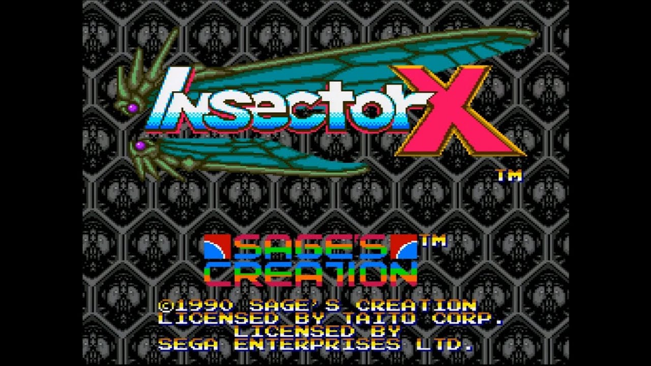(Genesis / Mega Drive) Insector X - No Death Clear, 1CC 1080p60