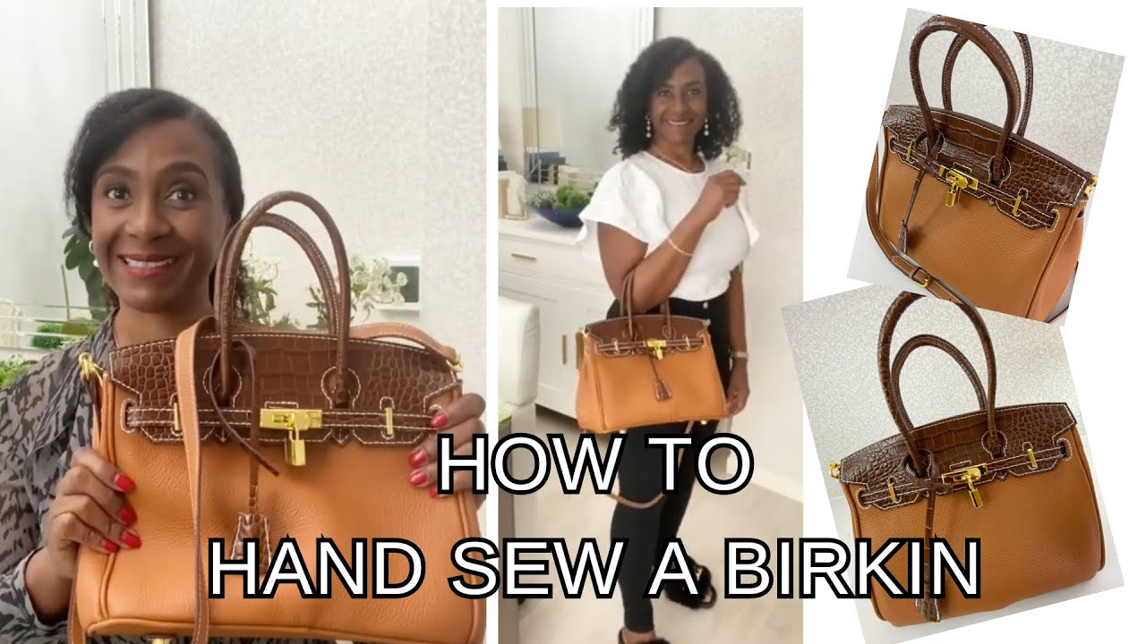 HOW TO SEW A BIRKIN | Babylon Leather DIY Leather KIT