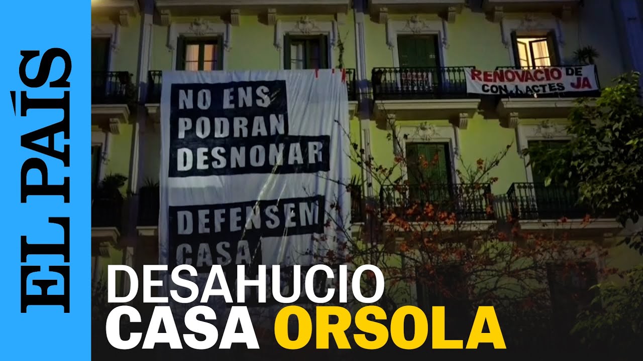 BARCELONA | Paralizado el desahucio de la Casa Orsola tras las multitudinarias protestas | EL PAÍS