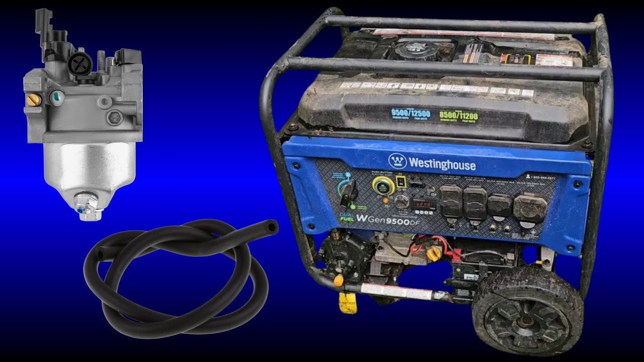Carburetor Cleaning & Fuel Line Replacement | Westinghouse Generator |