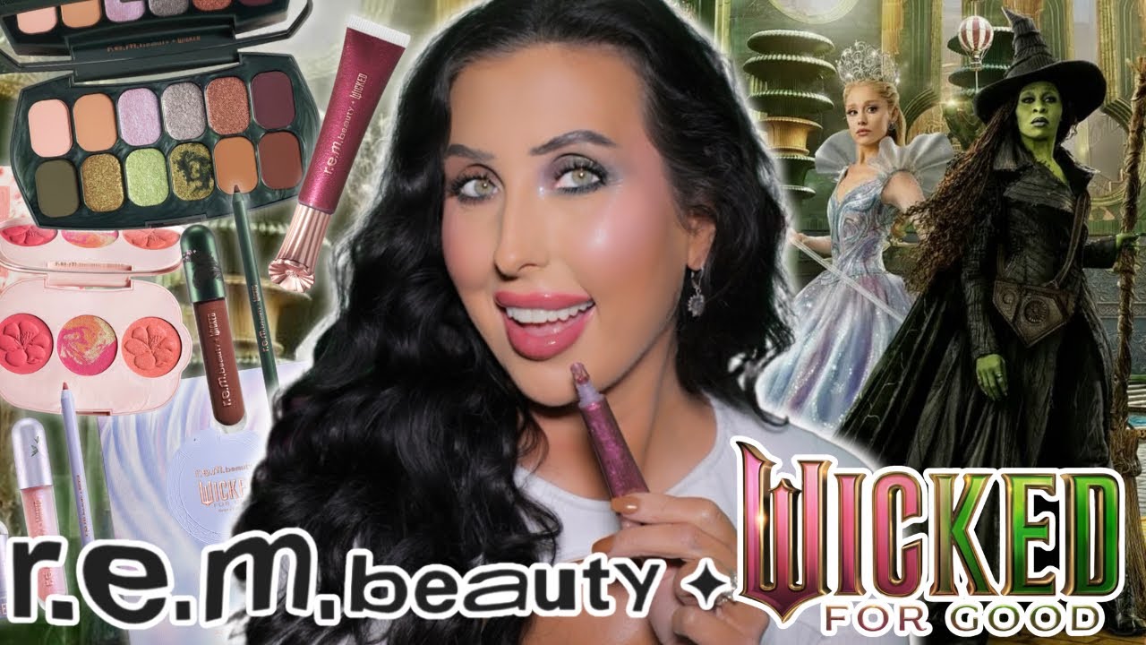 R.E.M. BEAUTY x WICKED: FOR GOOD | Я купила *почти* ВСЁ! Сравнение, 2 образа и свотчи!