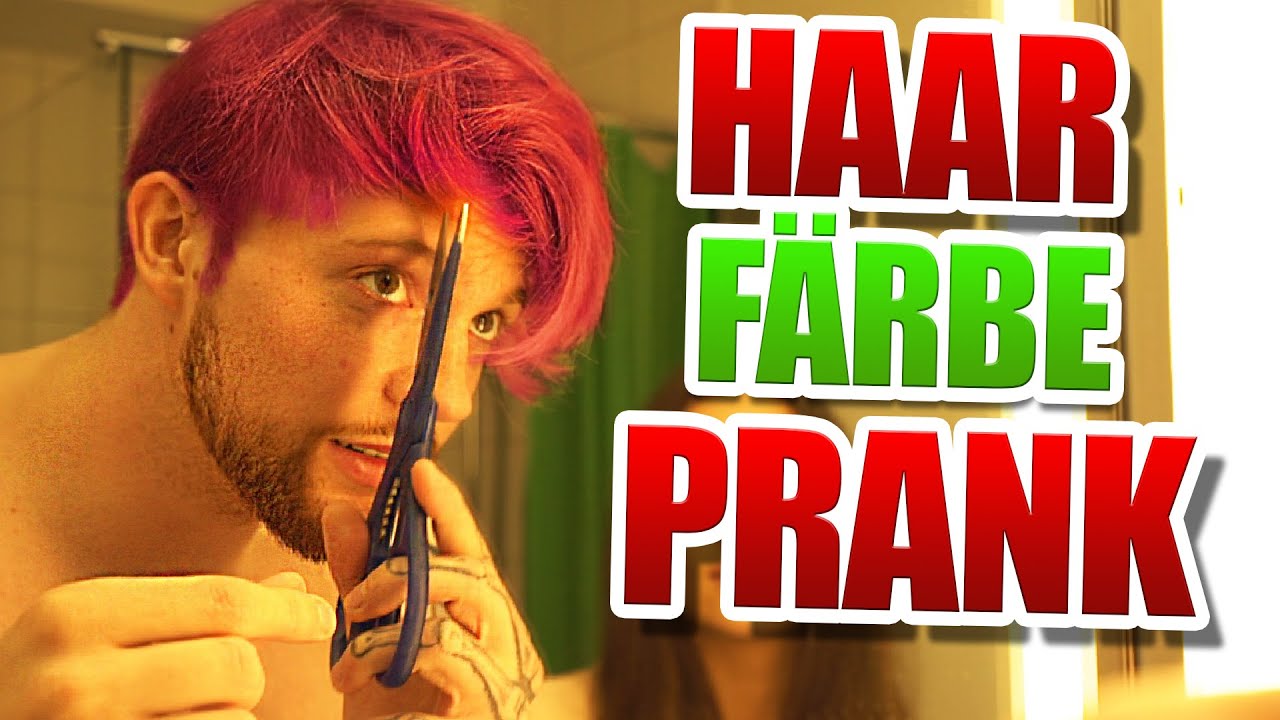HAARE FÄRBEN PRANK!