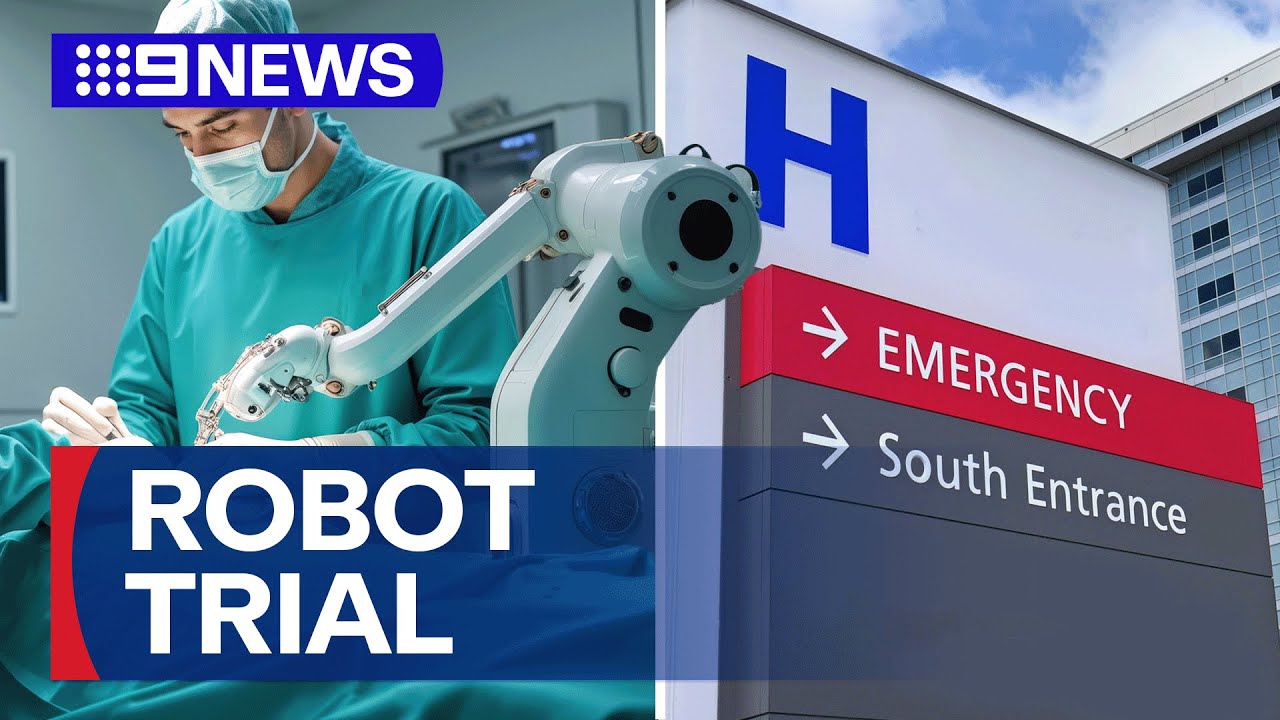 Robot used in heart attack procedures in world-first trial | 9 News Australia