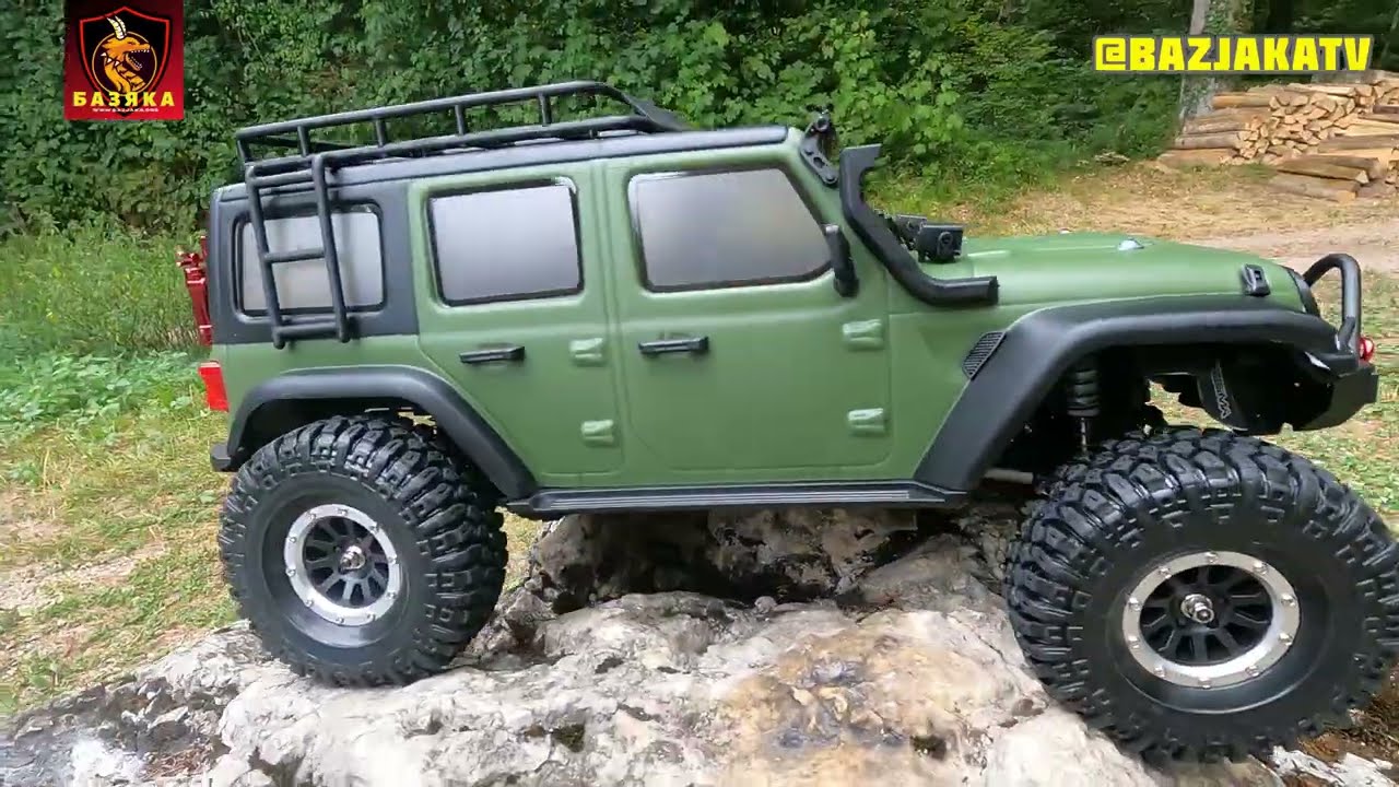 Absima EP Crawler CR3.4 'SHERPA' Olive 1:10 RTR - первый заезд