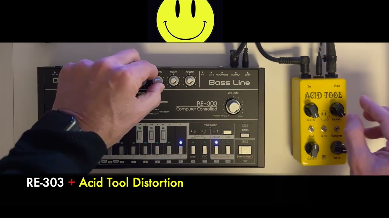 RE 303 + Acid Tool Stompbox Distortion