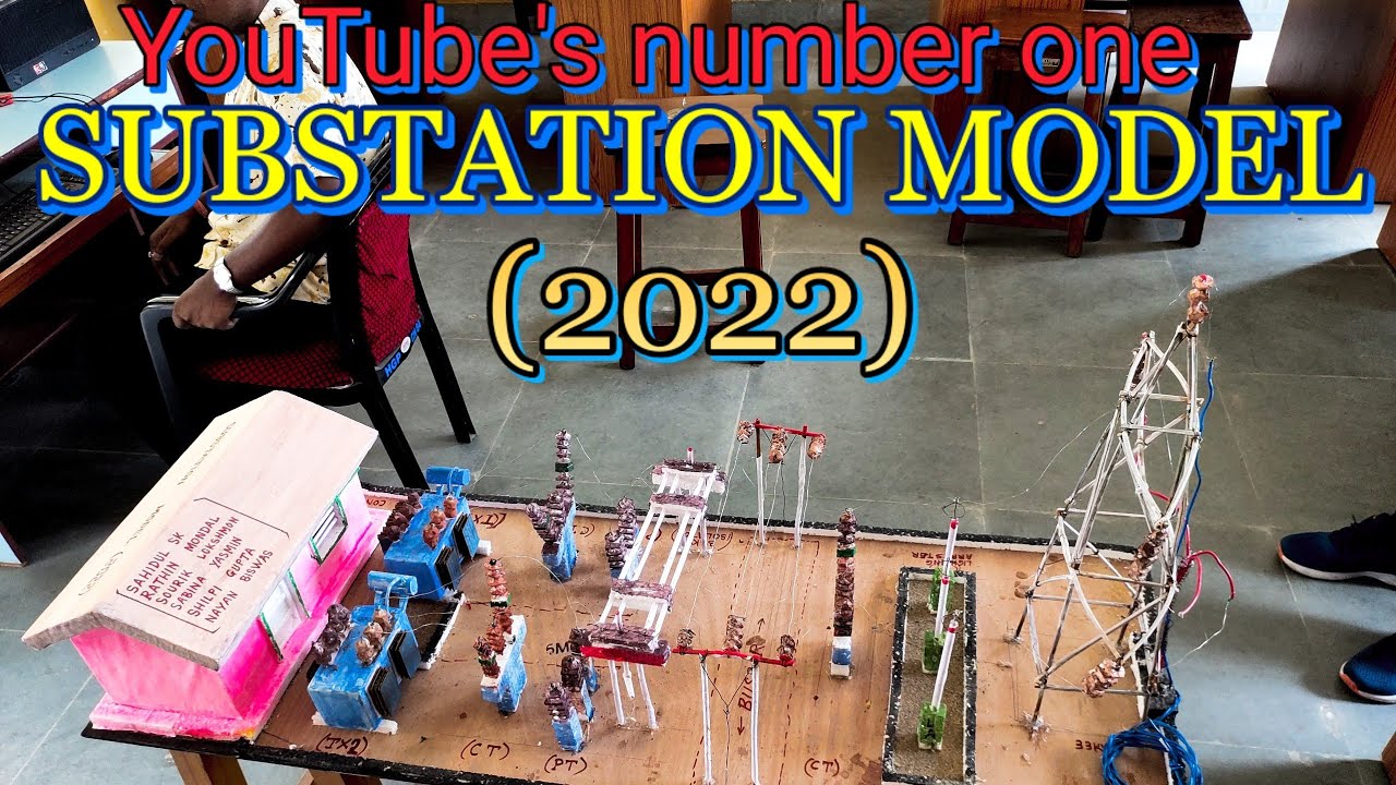 SUBSTATION model ❤️‍🔥❤️ Electrical engineering  || practical project || HGP COLLEGE
