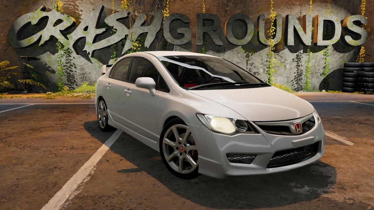 Honda Civic FD6 | Extreme Crash Test | BeamNG.drive | Series 3