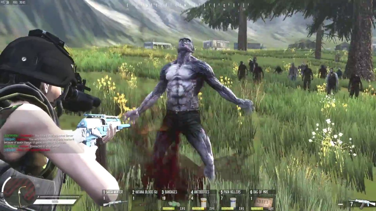 Infestation The New Z Survival мод Лутаю край карты годное место для фарма патронов