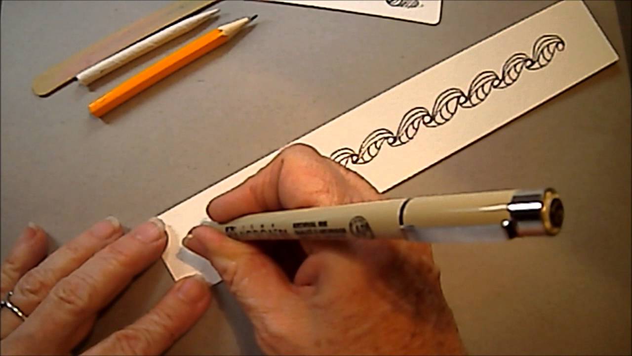 Doozaly Tangle Pattern Lesson #34