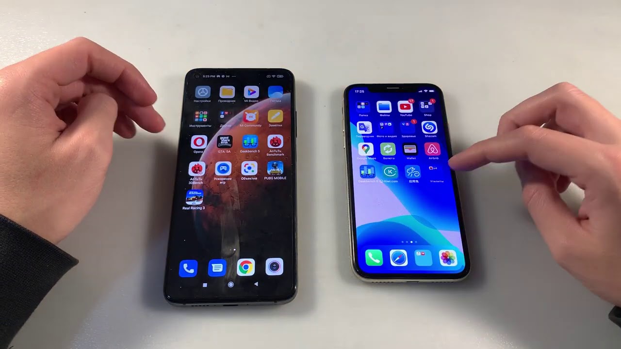 Сравнение Xiaomi Mi 10T Pro vs iPhone X