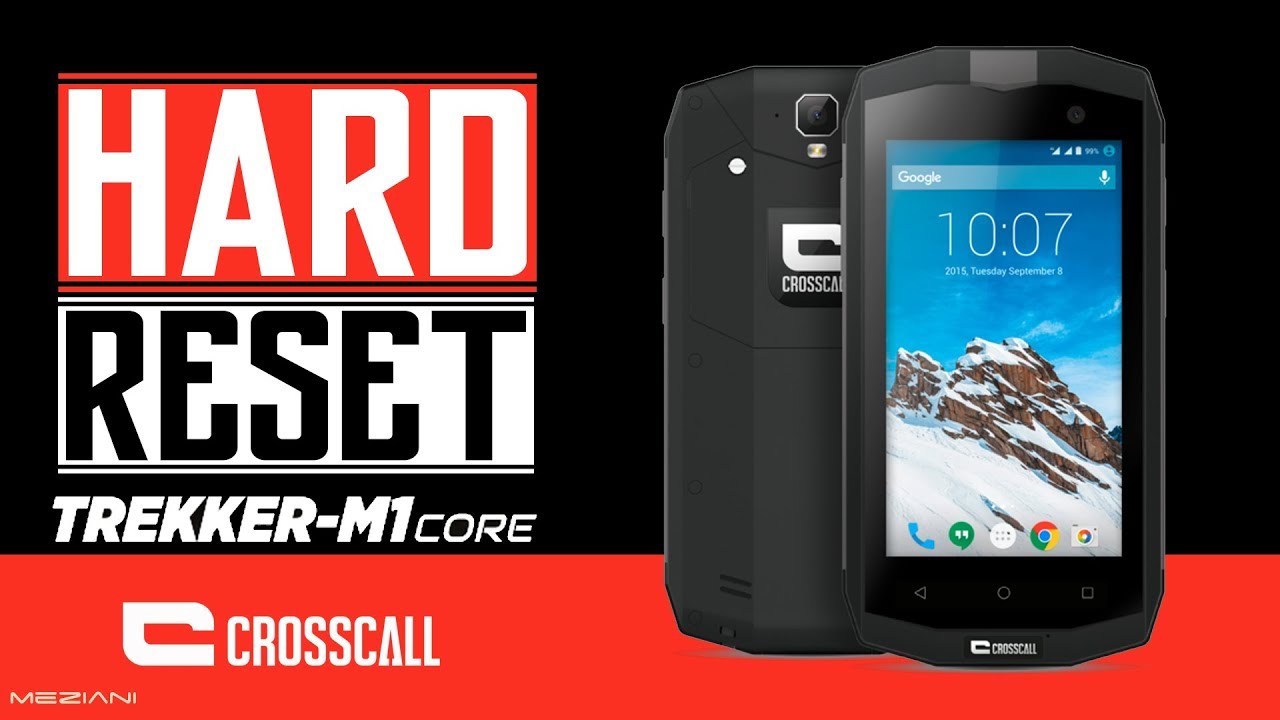 Hard Reset Crosscall TREKKER M1 Factory Reset