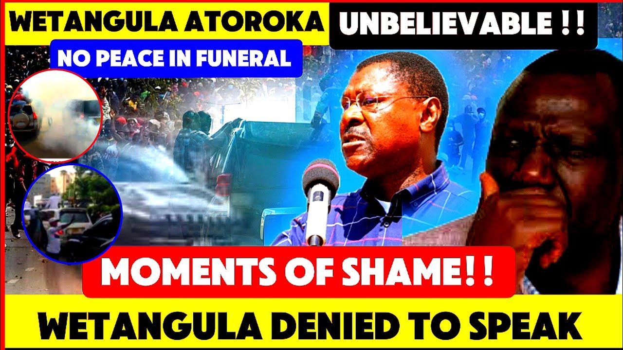 IN BURIAL CEREMONY WETANGULA FORCED TO ESCAPE USING ROUGH ROAD ROOTS MOMENTS HE STARTED SELLING 2TAM