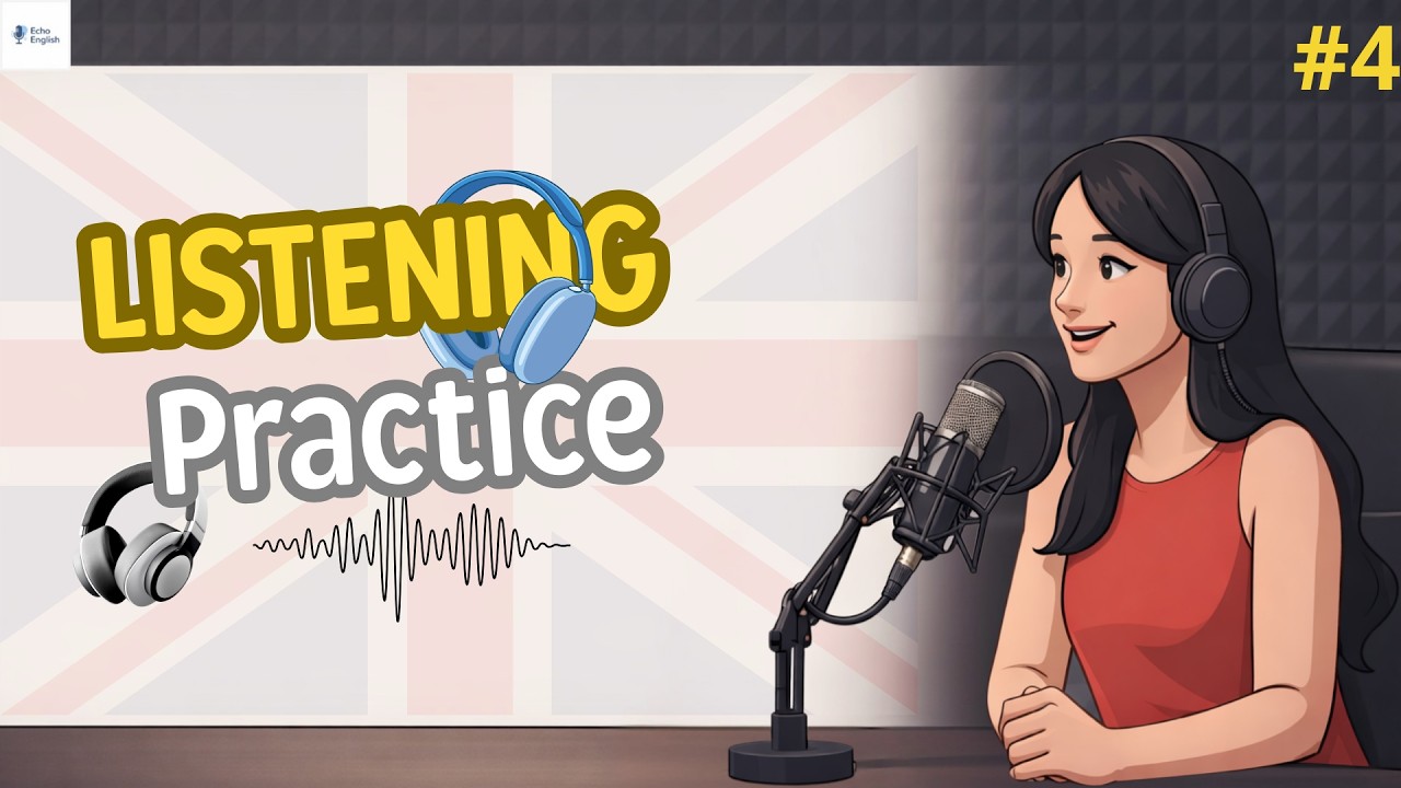 English Listening Practice for Beginners (A1–A2) | Talking About Food | Echo English