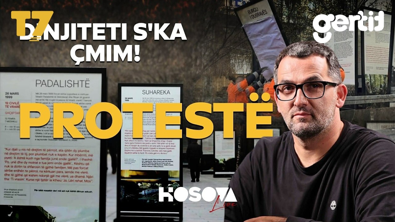 Kurti REAGON p&euml;r ekspozit&euml;n e Gashit, sot PROTESTOHET kund&euml;r saj - LIVE | KOSOVA LIVE | T7