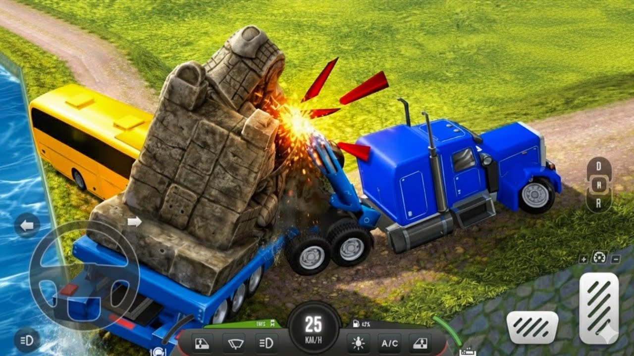 Most Extreme Statue Car Crash Ever! 😱| Android Gameplay