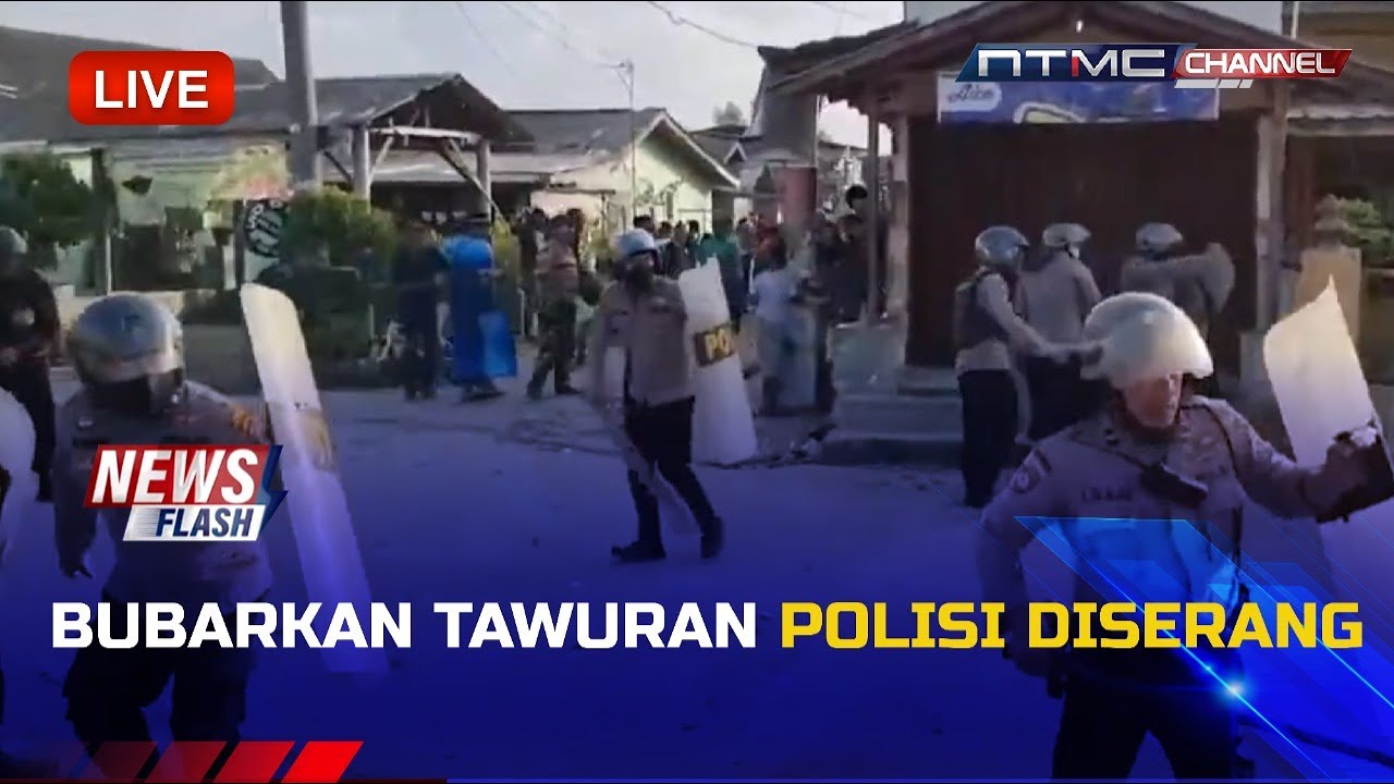 [LIVE NEWS FLASH] BUBARKAN TAWURAN POLISI DISERANG