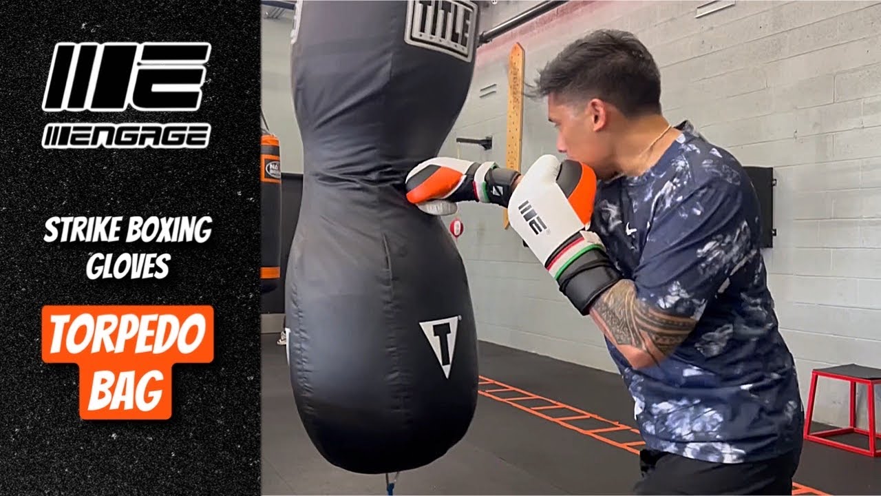 Torpedo Bag Work With ENGAGEIND Strike Boxing Gloves