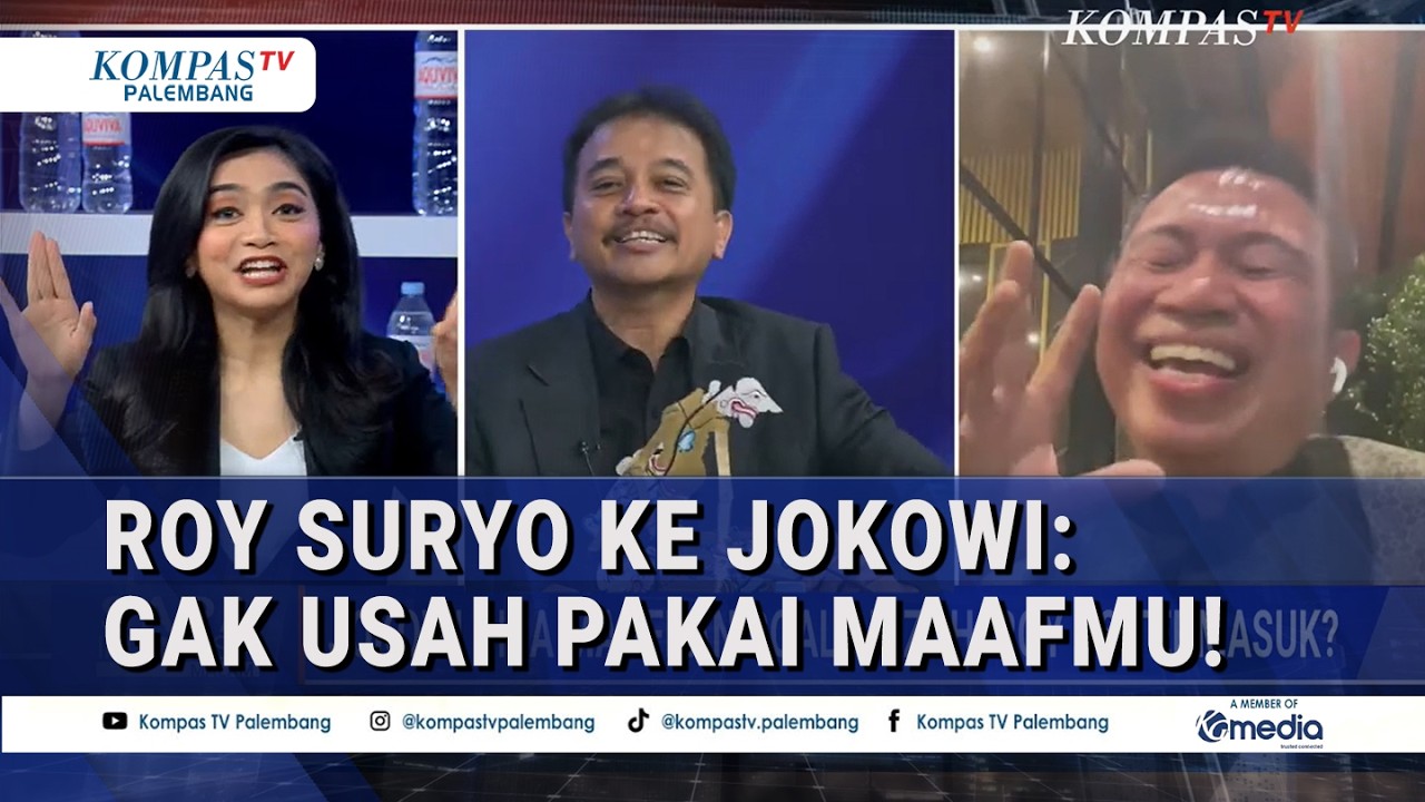Debat Roy Suryo Vs Masdiansyah Semar soal Jokowi Bisa Maafkan soal Tudingan Ijazah Palsu