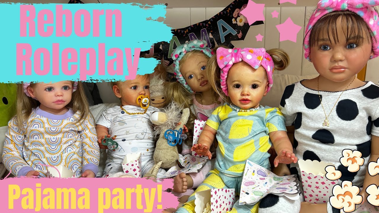 Reborn Doll Evening Routine | The Dolls Play BINGO! 🍿🖍️🎥 #reborn #reborncommunity #roleplay