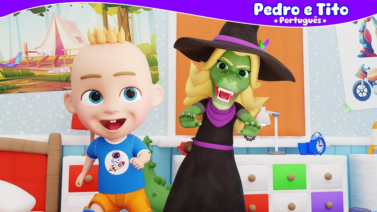 Pedro CUIDADO a cuca está vindo!!! - Pedro e Tito | Vídeo Infantil | Português