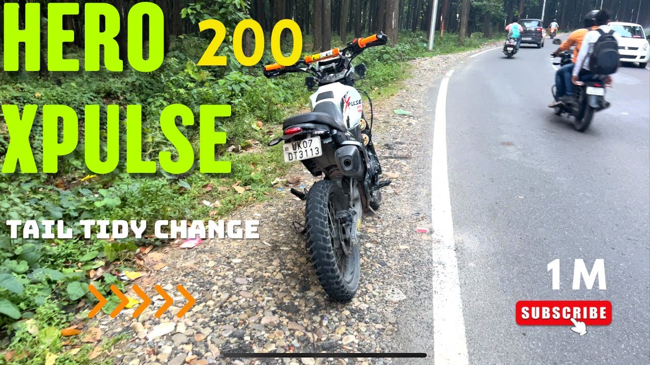 Hero xpulse 200 tail tidy Installation DIY