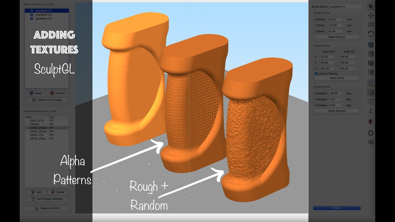 Get a GRIP! Add TEXTURE to 3D models in SculptGL