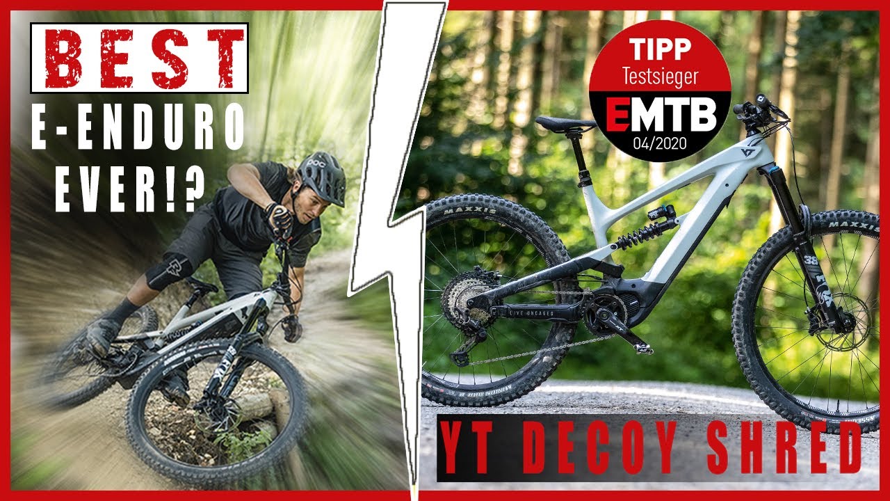 WELTBESTES E-Enduro?! Das YT DECOY SHRED holt den TESTSIEG in EMTB 4/20!