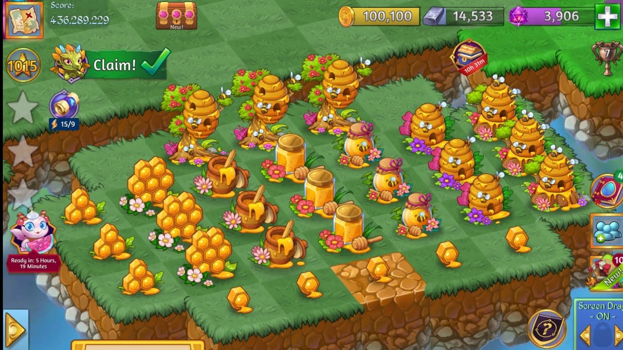 Merge Dragons - Honey Dragons and Santuary of Bees Wonder