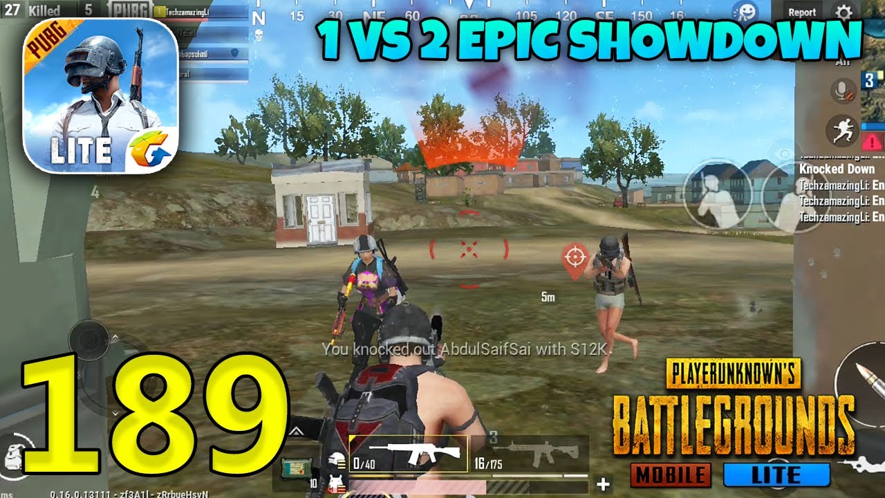 Can I Survive 1 VS 2 Epic Showdown | PUBG Mobile Lite Gameplay