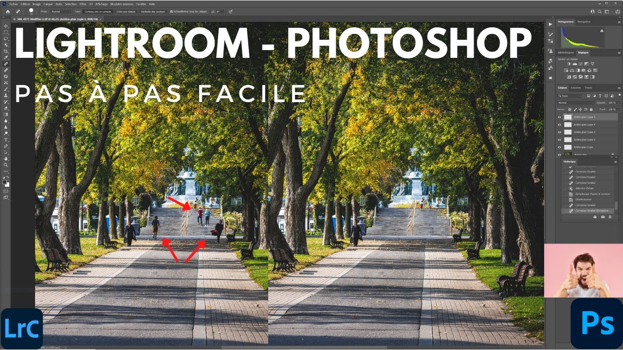 De LIGHTROOM vers PHOTOSHOP | OUTILS DE CORRECTION - 2e épisode
