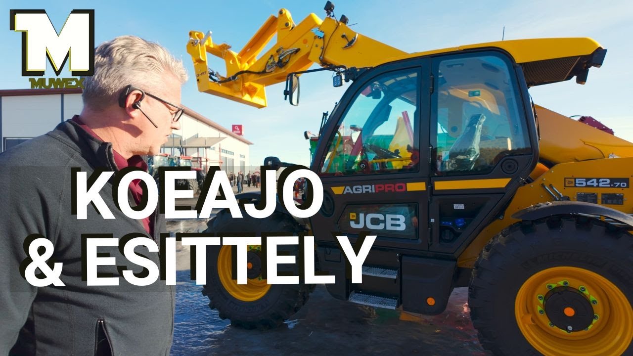 Komiat Konepäivät 2024 - KATTAVAT esittelyt ja koeajoa JCB, Case IH 220 ja Strautmannia