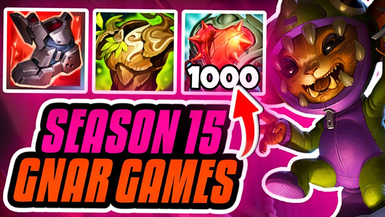 GNAR IS SO BROKEN IN SEASON 15!!! TANK GNAR IS BACK!!! Season 15 Gnar Gameplay (League of Legends)