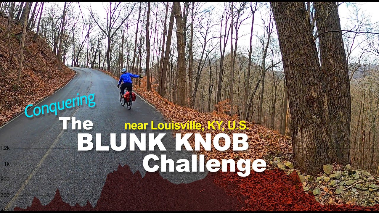 Blunk Knob Challenge, among best cycling routes near Louisville, Kentucky with climbing
