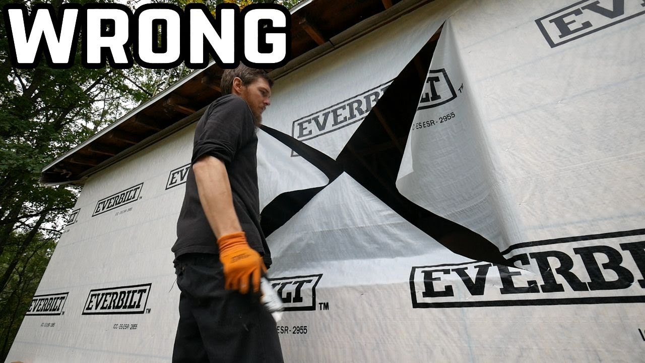 How to Properly Cut Window Openings in House Wrap - Home Renovation