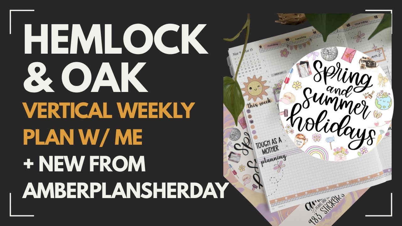Hemlock & Oak Weekly Plan with Me ft AmberPlansHerDay