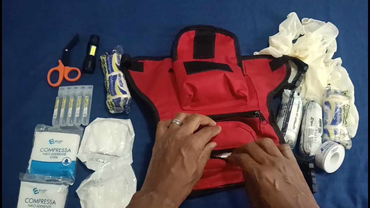🔥KIT PRIMEIROS SOCORROS PARA BOMBEIRO CIVIL