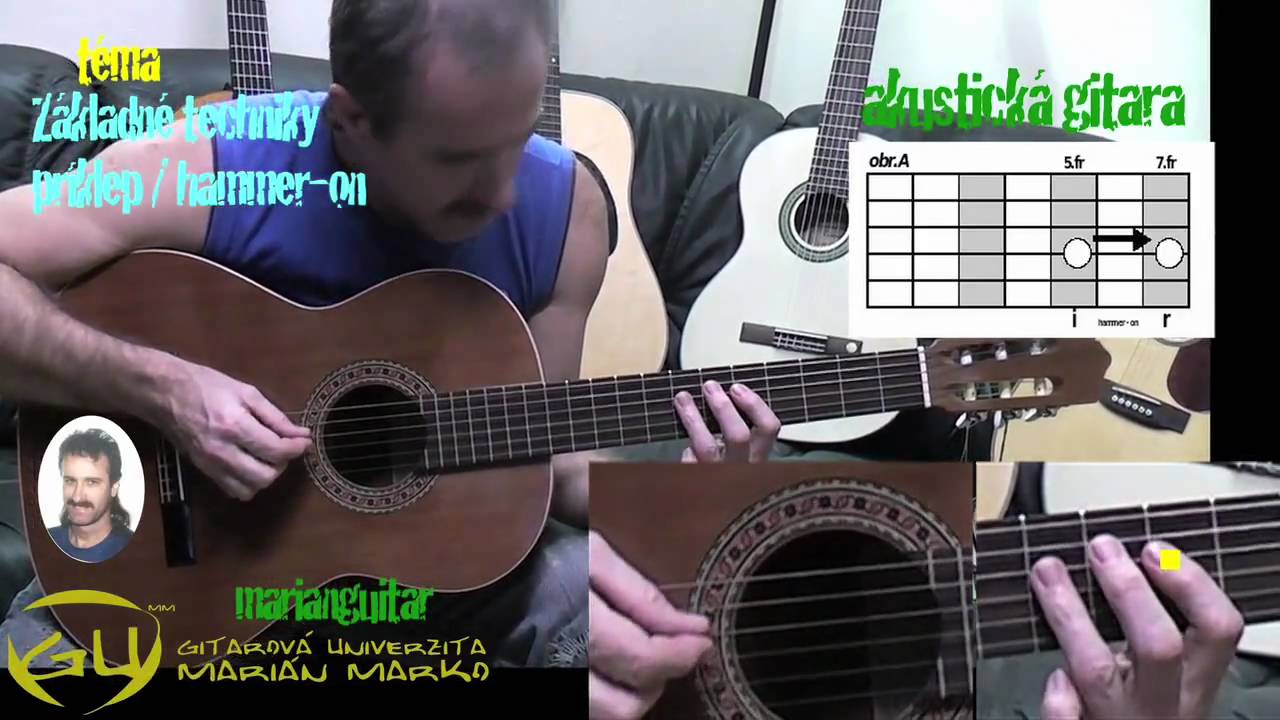 GUMM_016 Základne techniky - Príklep (hammer-on)