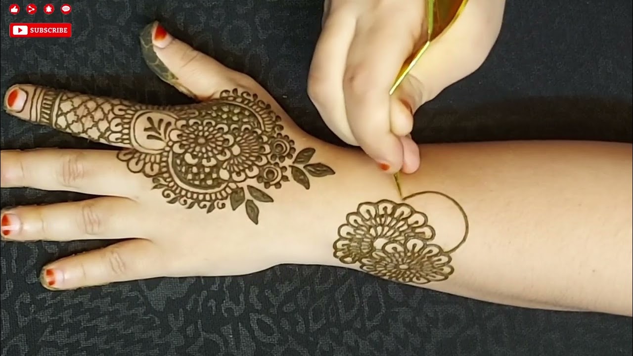 Latest floral mehndi design #latestmehndidesign #floralmehndi #mehndi #trending #youtube