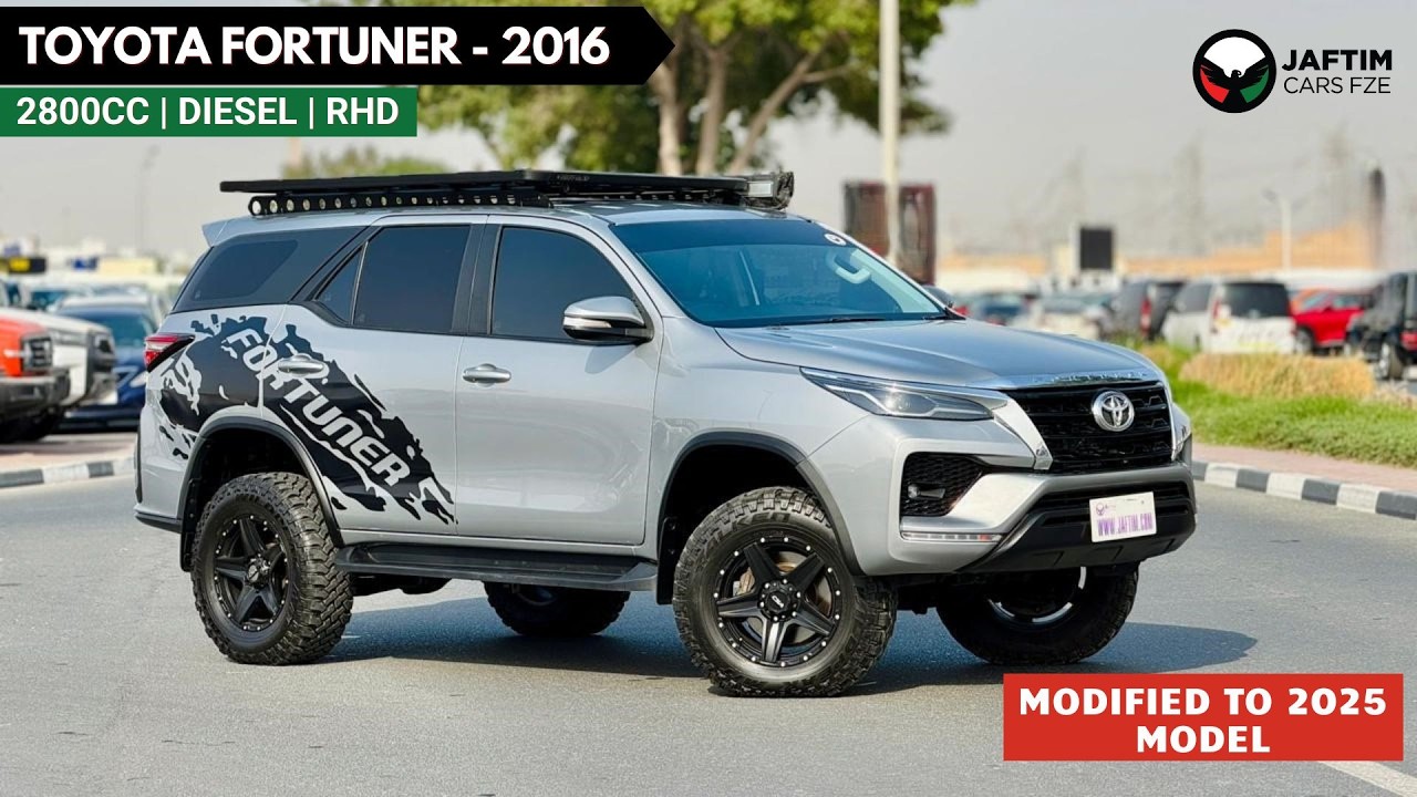 Custom Built: 2016 Toyota Fortuner with 2025 Style & Presence At JAFTIM Car Fze
