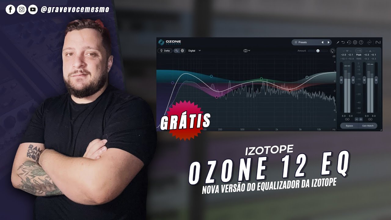 Izotope Ozone 12 EQ - Nova Versão do Equalizador Gratuito da Izotope