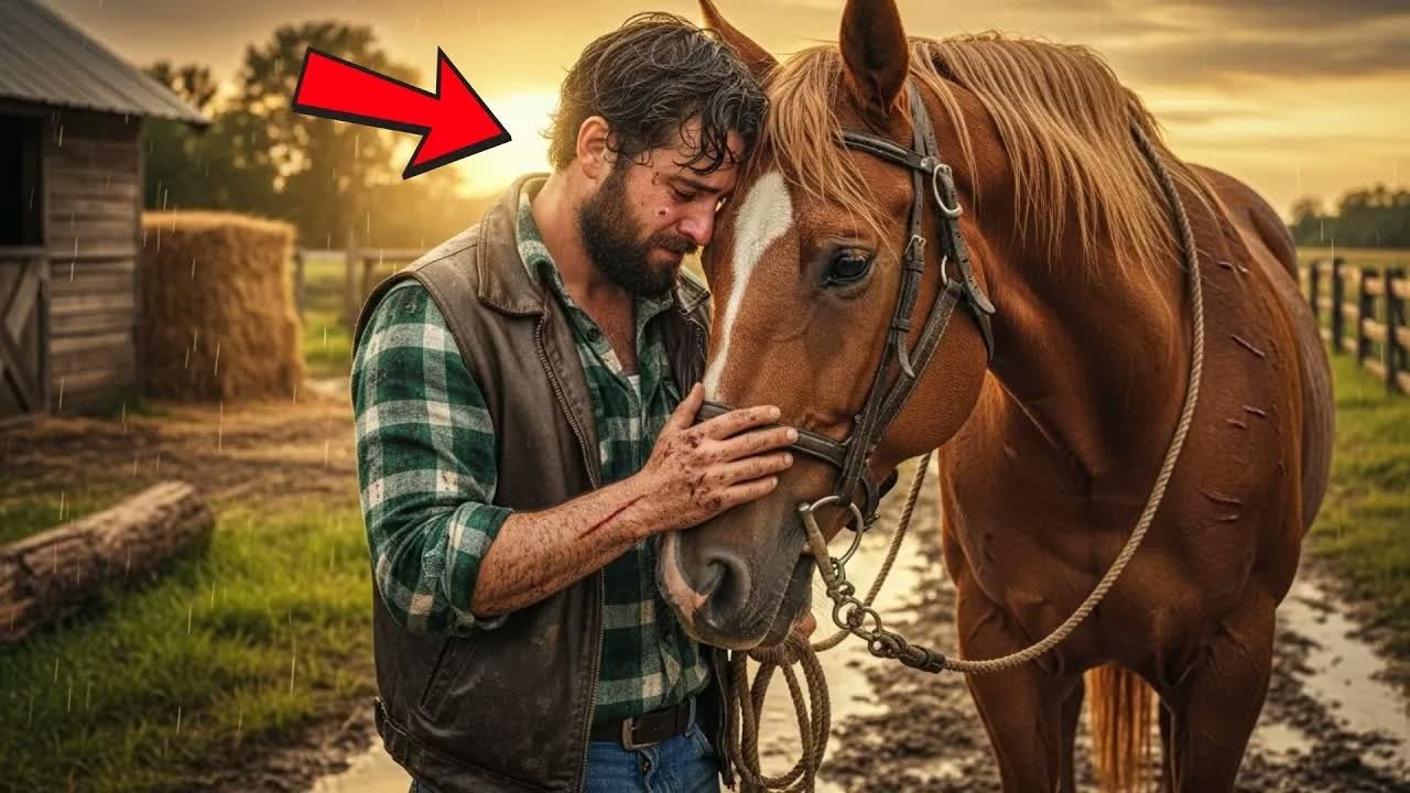 ELE TRATOU O CAVALO REJEITADO COMO PARTE DA FAMÍLIA… E FOI SALVO POR ELE NO MOMENTO MAIS DIFÍCIL!