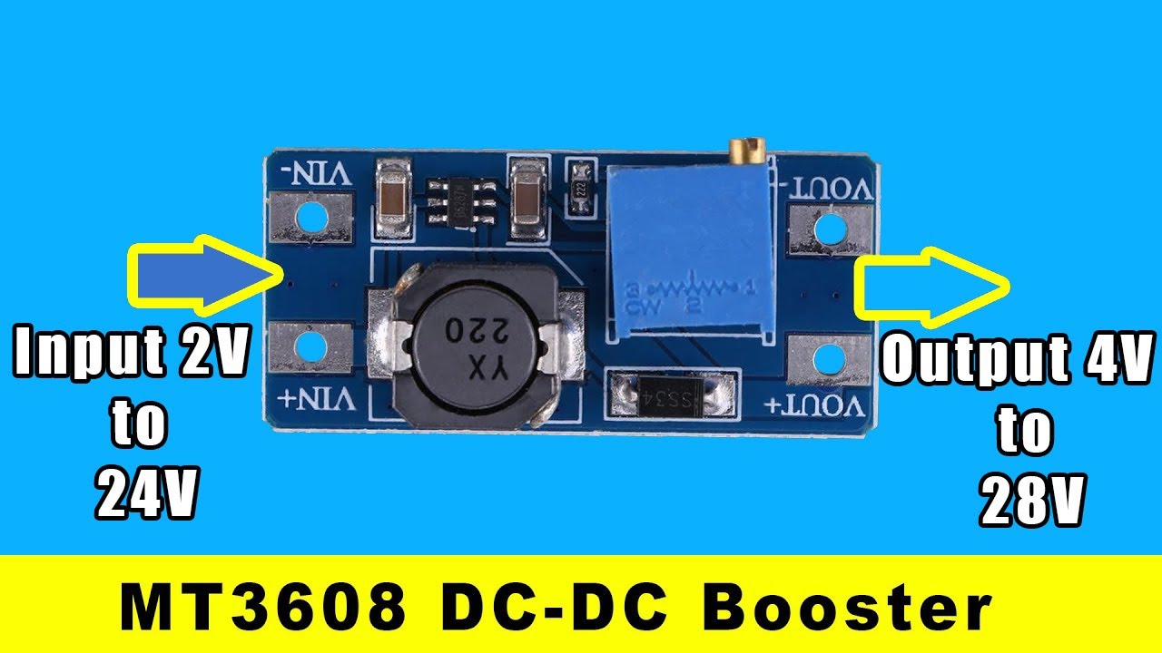 Best boost converter module MT3608 | Inventor 104