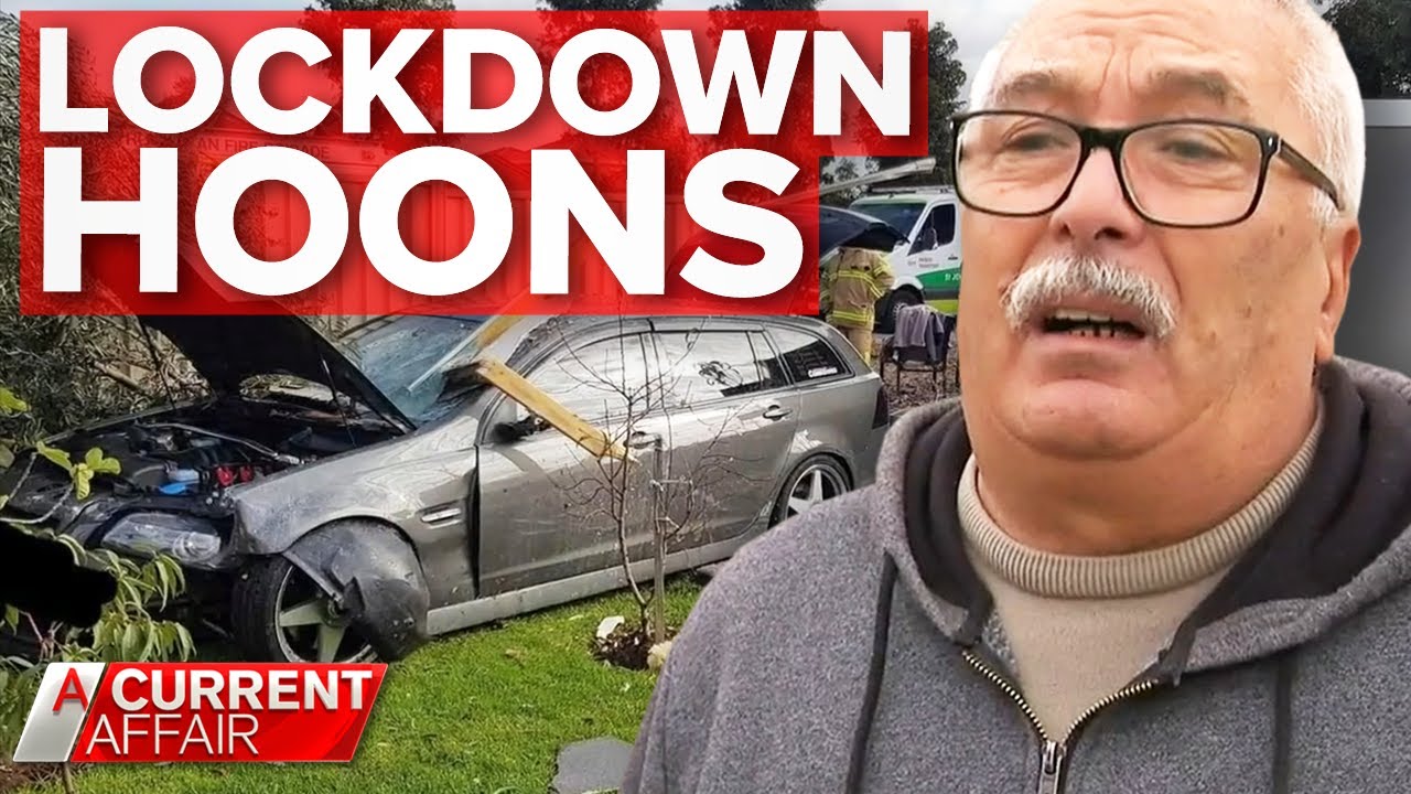 Reckless hoon “almost killed” grandpa in his own yard | A Current Affair