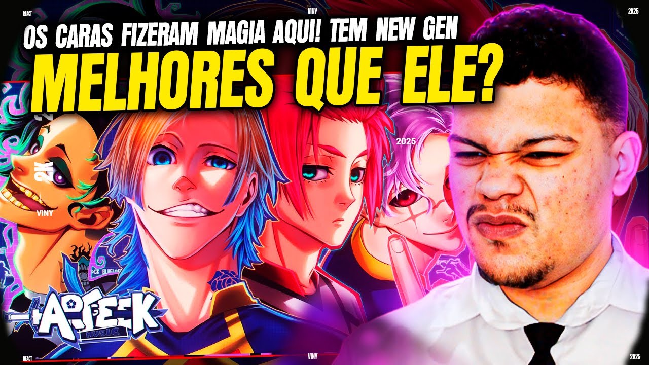 Geração Prodígio | Kaiser, Don Lorenzo, Itoshi Sae, Bunny (Blue Lock) Feat. Kaito | Arteek [REACT]