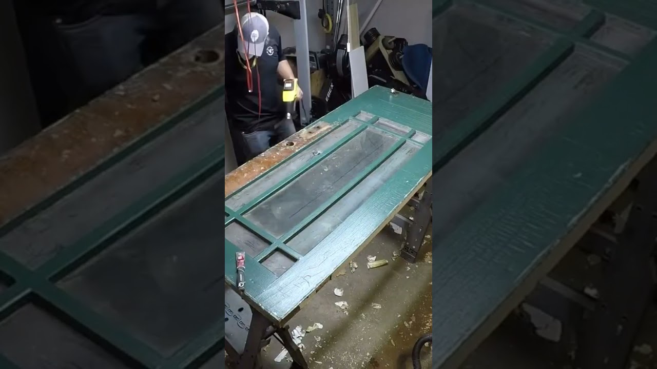 Restoring a Beautiful 100 Year Old Door! #diy #doorrepair #oldhousecharm #oldhouse  #carpentry