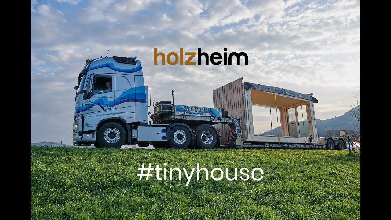 Modulhaus Montage. Bau eines Hauses in Rekordzeit! #tinyhouse #modulhaus