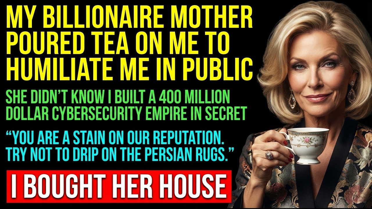 MY TOXIC MOM POURED TEA ON ME, SO I BOUGHT HER $50M MANSION — INSTANT KARMA