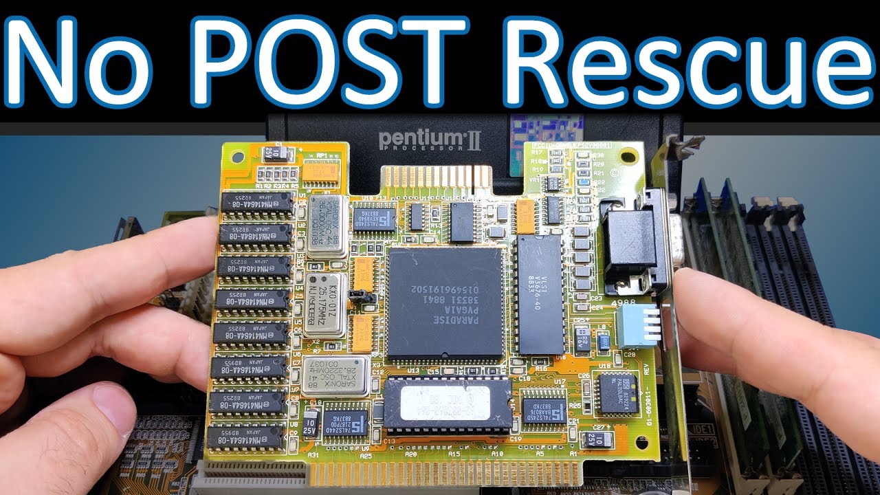 This is why you need an ISA video card!
