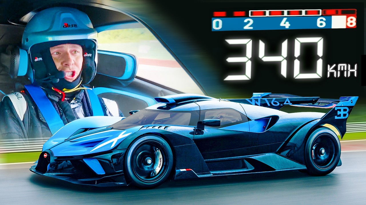 Testuję najbardziej szalone Bugatti jeżdżąc ponad 300 km/h!
